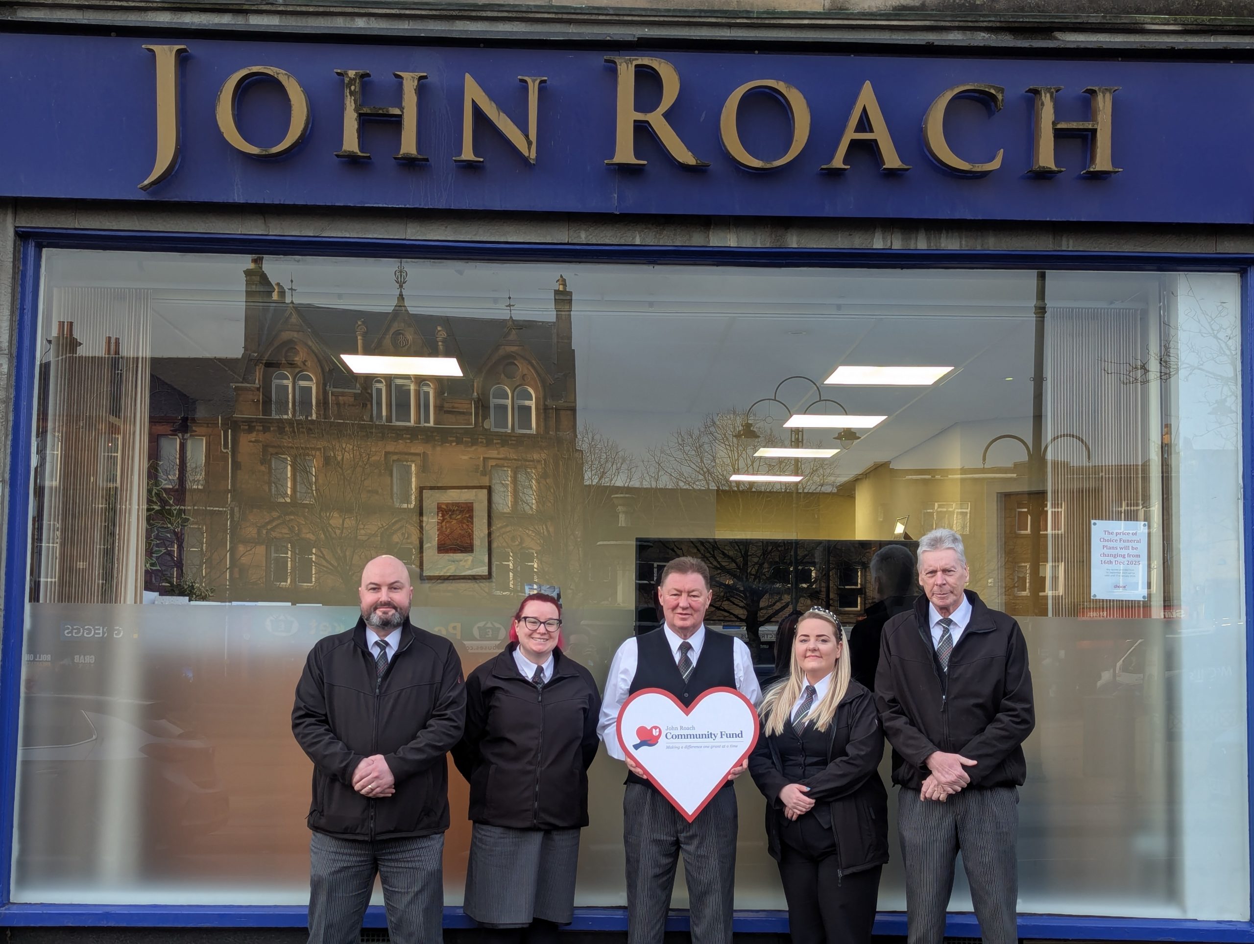 John Roach Funeral Directors launches community fund to support local good causes